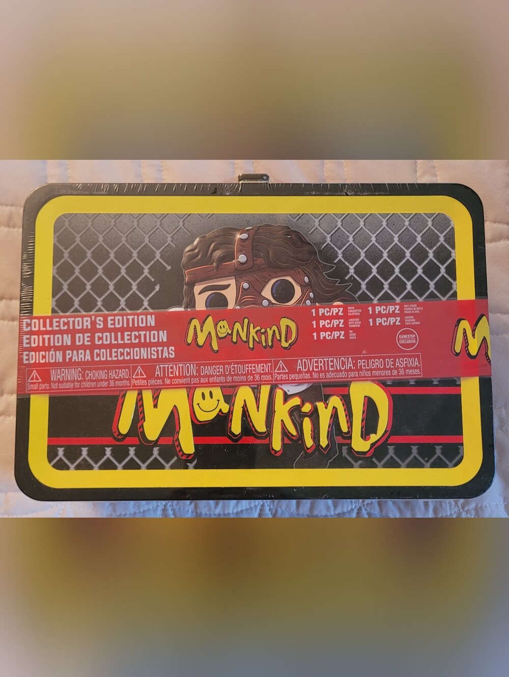Mankind Funko Pop Lunchbox GameStop Exclusive 5 Piece Bundle New Sealed WWE